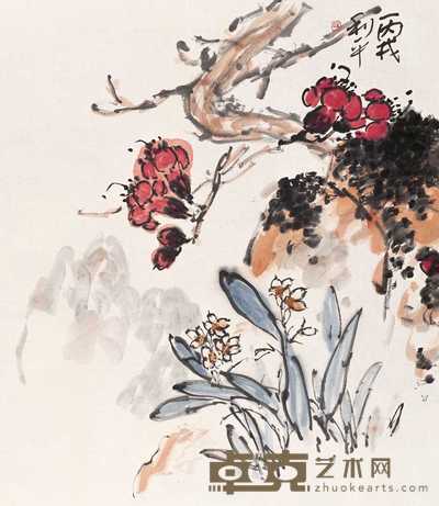 郑利平 2006年作 水仙 镜心 101×88cm